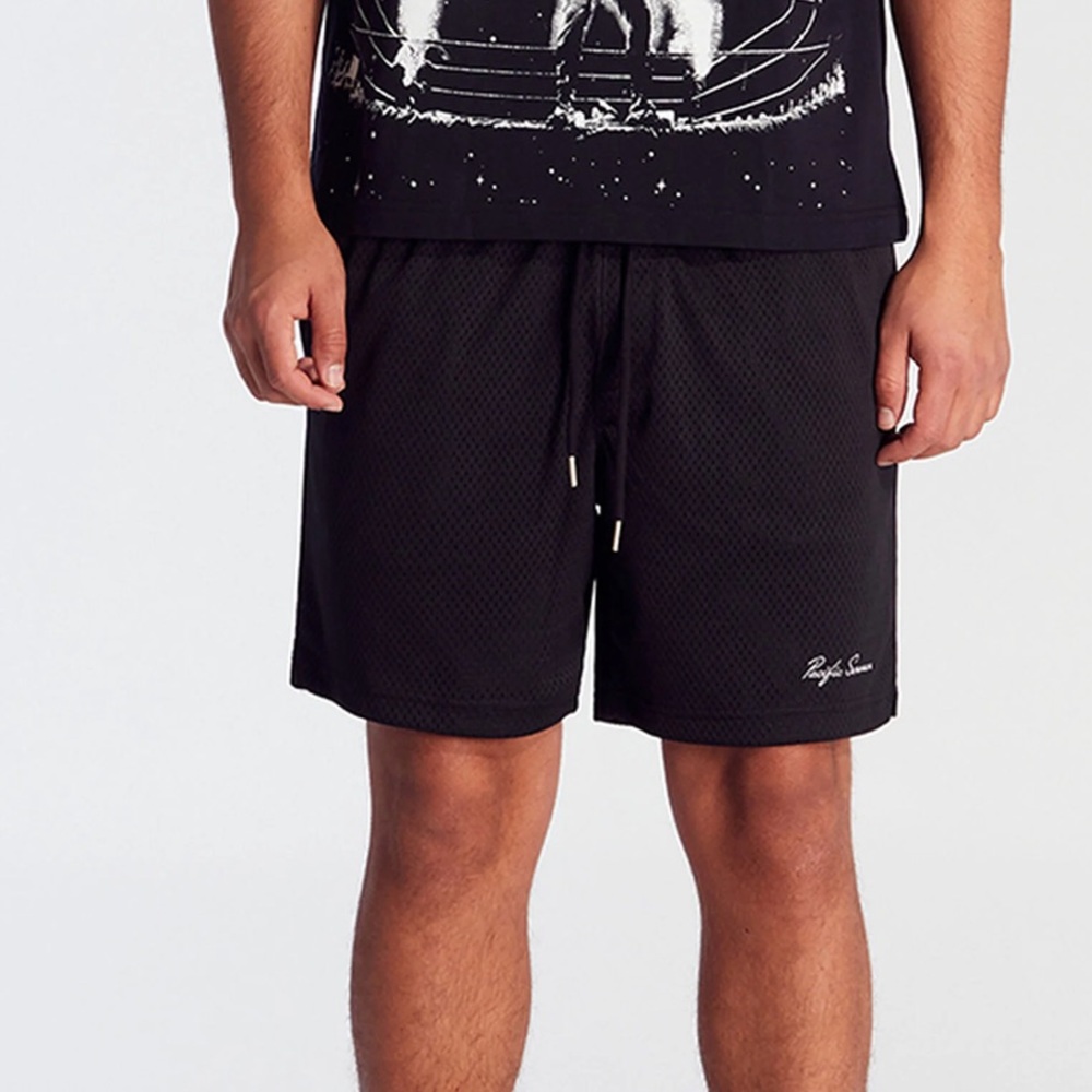 Pacsun black mesh basketball shorts